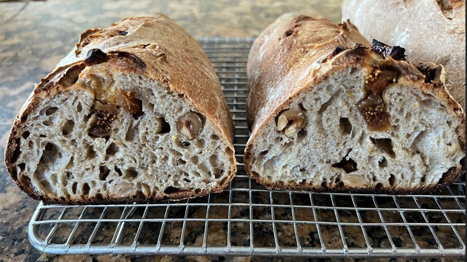 Hazelnut and Fig Levain The Fresh Loaf
